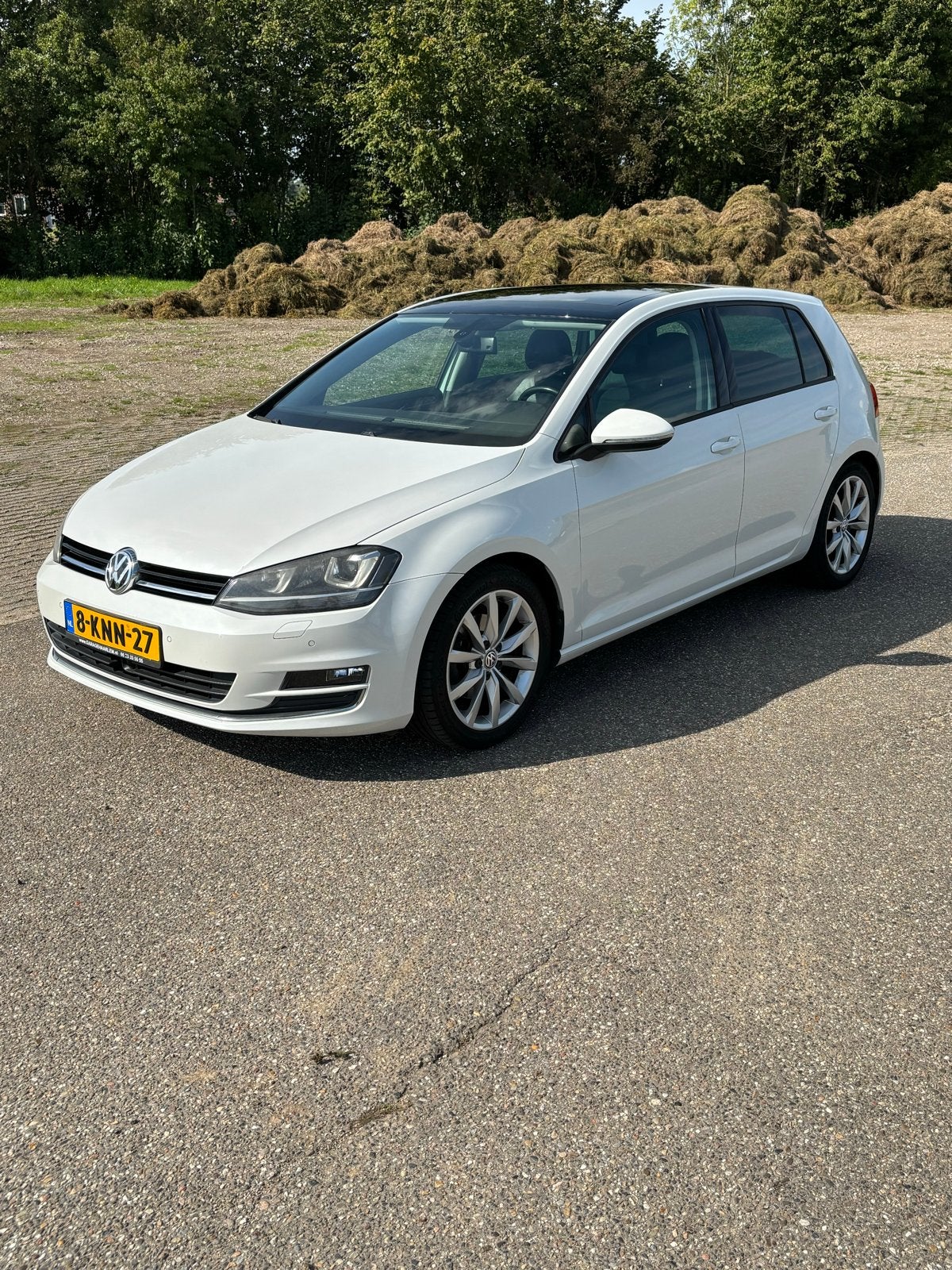 Volkswagen Golf 1.4 TSI 103KW DSG 2013 Wit, Zwart, 4 cilinders, Leder en Stof, Wit
