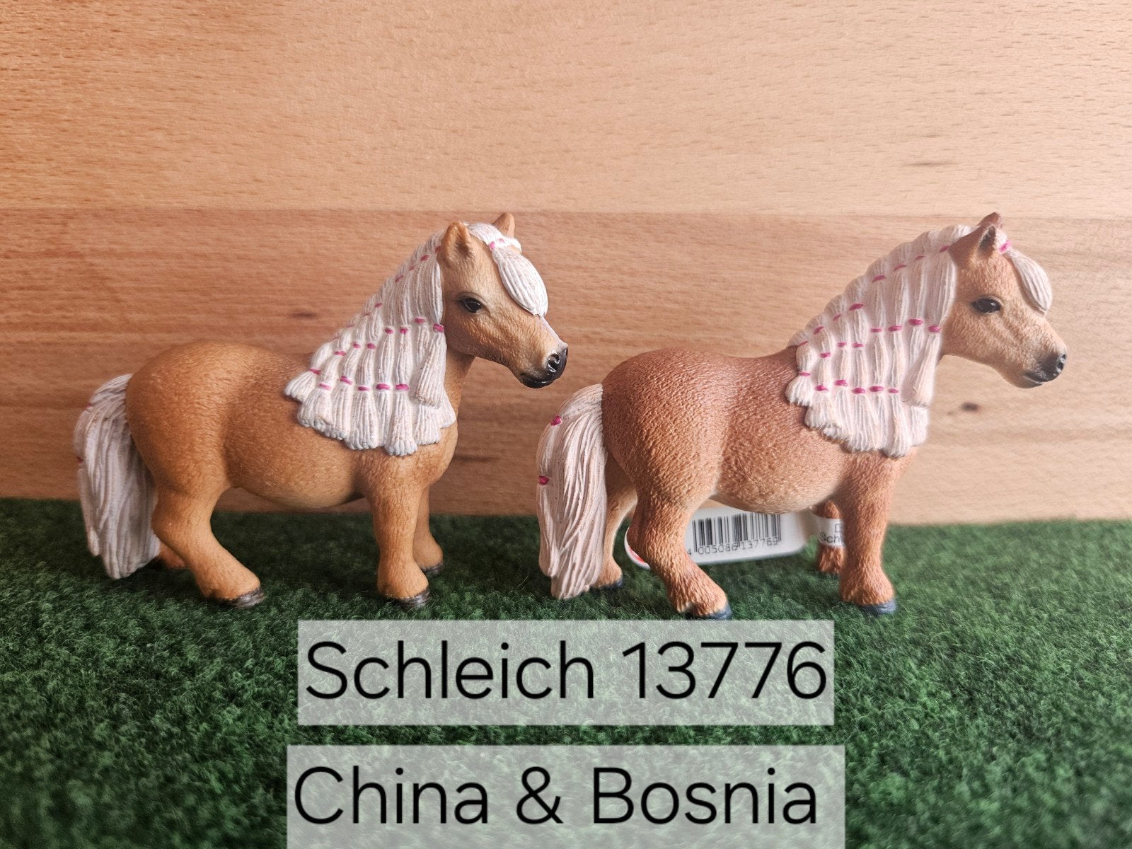 Schleich 13776 Shetlander merrie met of zonder vaantje 2015, Ophalen of Verzenden, Zo goed als nieuw, Paard, Beeldje of Figuurtje