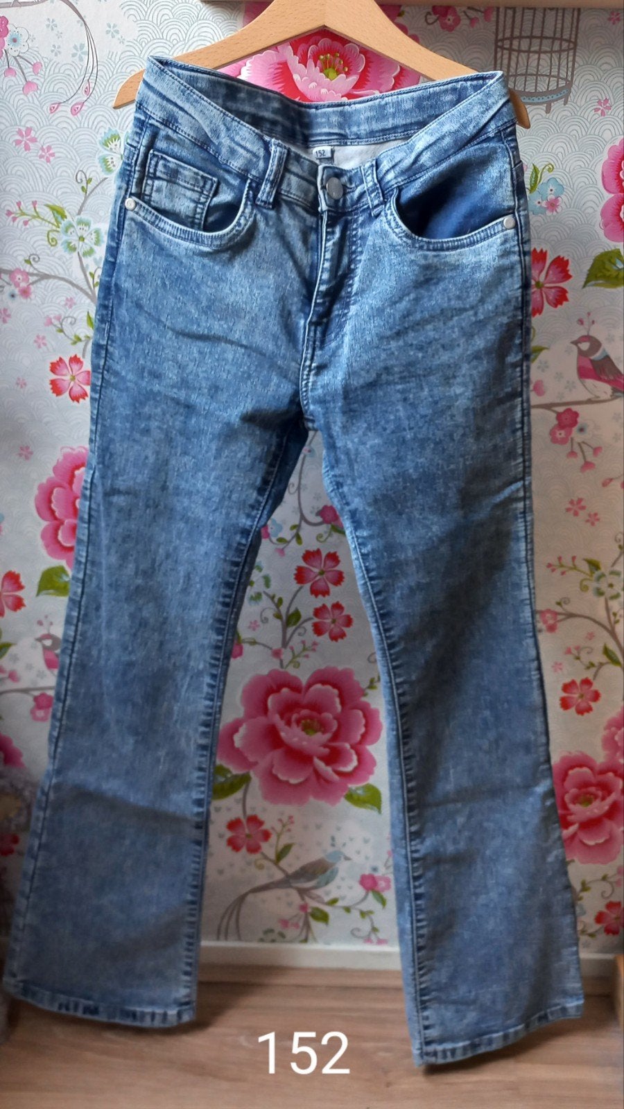 flared spijkerbroek, Ophalen of Verzenden, Meisje, Broek