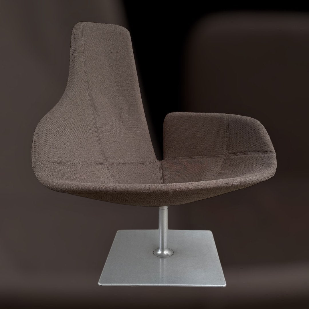 De Fjord - Draaifauteuil  Patricia Urquiola voor Moroso., Ophalen of Verzenden, Zo goed als nieuw, 75 tot 100 cm, Stof