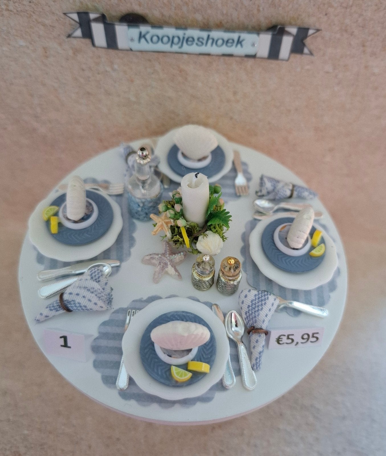 Koopjeshoek  Beach diverse 1:12, Ophalen of Verzenden, Nieuw, Poppenhuis