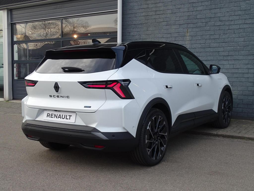 Renault Scenic E-Tech EV87 long range esprit Alpine NU 5 JAA, Met garantie (alle), Leder en Stof, Wit, 218 pk