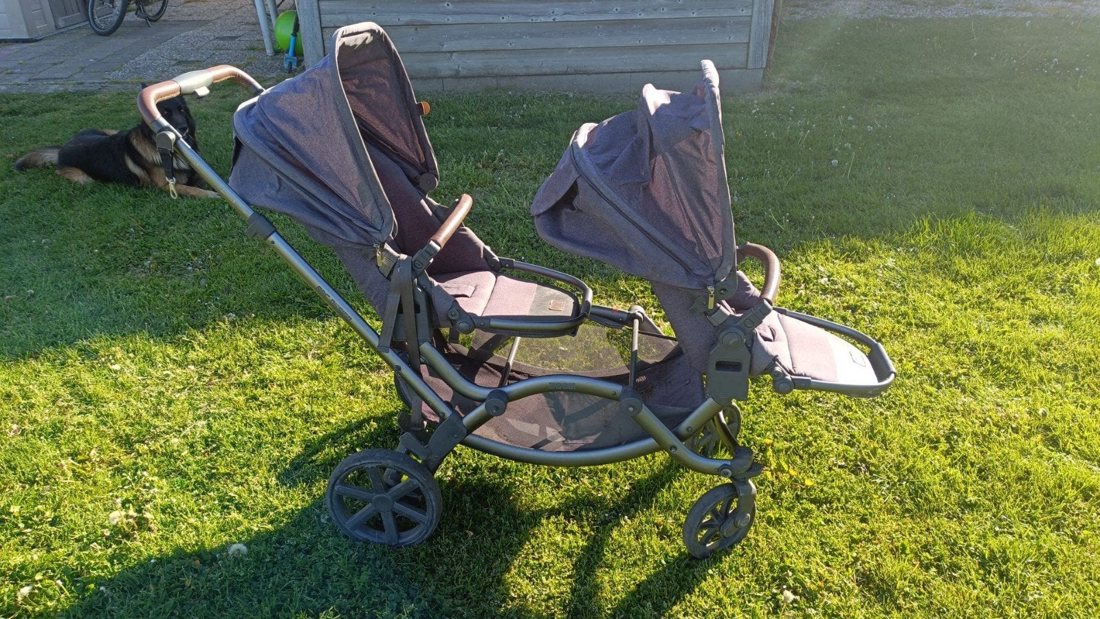ABC Zoom Duowagen - Gebruikt, Inclusief Regenhoes, Kinderen en Baby's, Kinderwagens en Combinaties, Overige merken, Gebruikt, Duowagen
