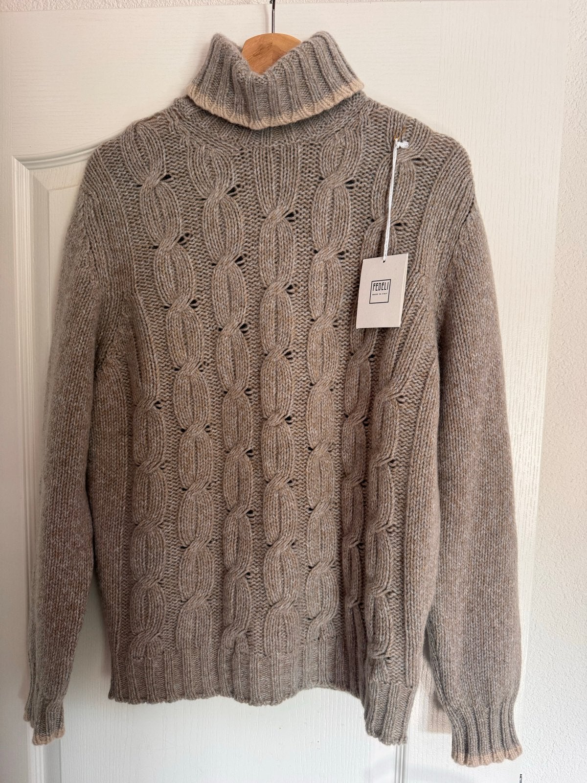 Fedeli coltrui baby alpaca/scheerwol maat 50 (M), Ophalen of Verzenden, Nieuw, Maat 48/50 (M), Overige kleuren