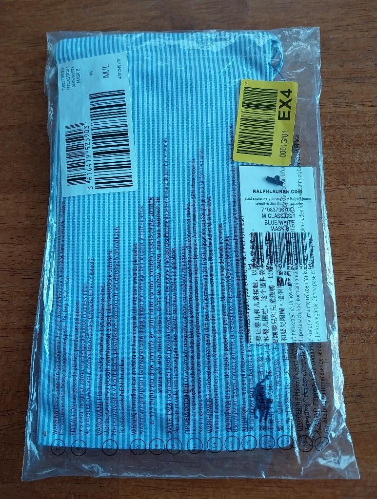 Ralph Lauren mondkapje One Size, Ophalen of Verzenden, Nieuw, Overige maten, Muts
