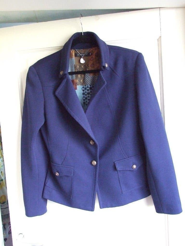 Rinascimento zgan blauwe colbert XXL 44, Kleding | Dames, Blauw, Ophalen of Verzenden, Zo goed als nieuw, Jasje