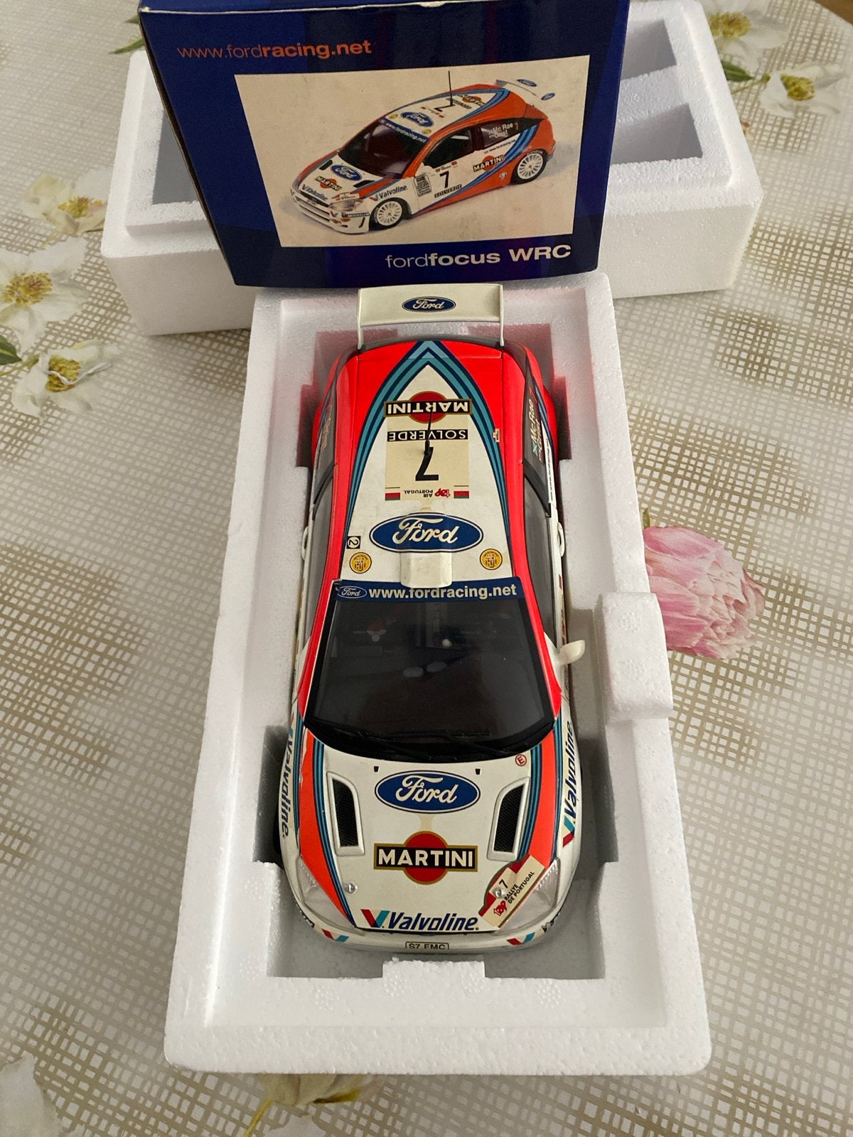 Ford Focus WRC Modelauto - Martini Racing, Overige merken, Auto, 1:32 tot 1:50, Ophalen of Verzenden