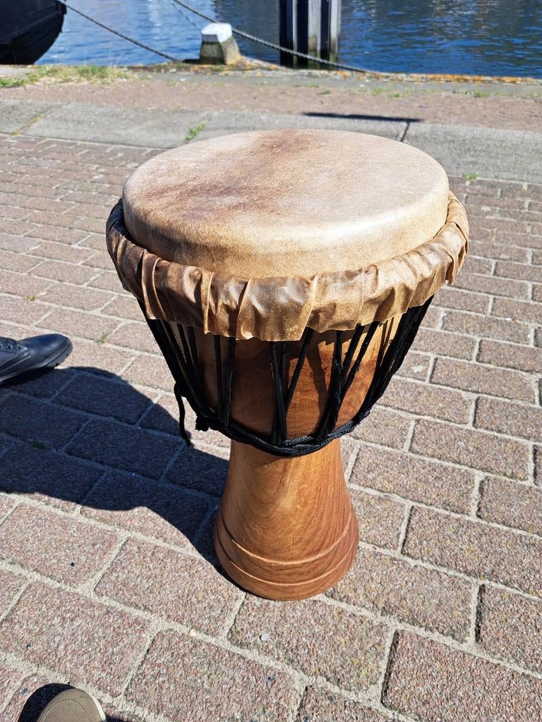 Djembe very good sound like new, good deep bass, Ophalen of Verzenden, Zo goed als nieuw, Trommel