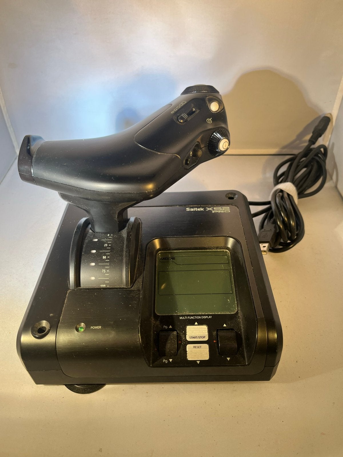 Saitek X52 Pro Flight Control System Joystick/gashendel, Verzenden, Gebruikt