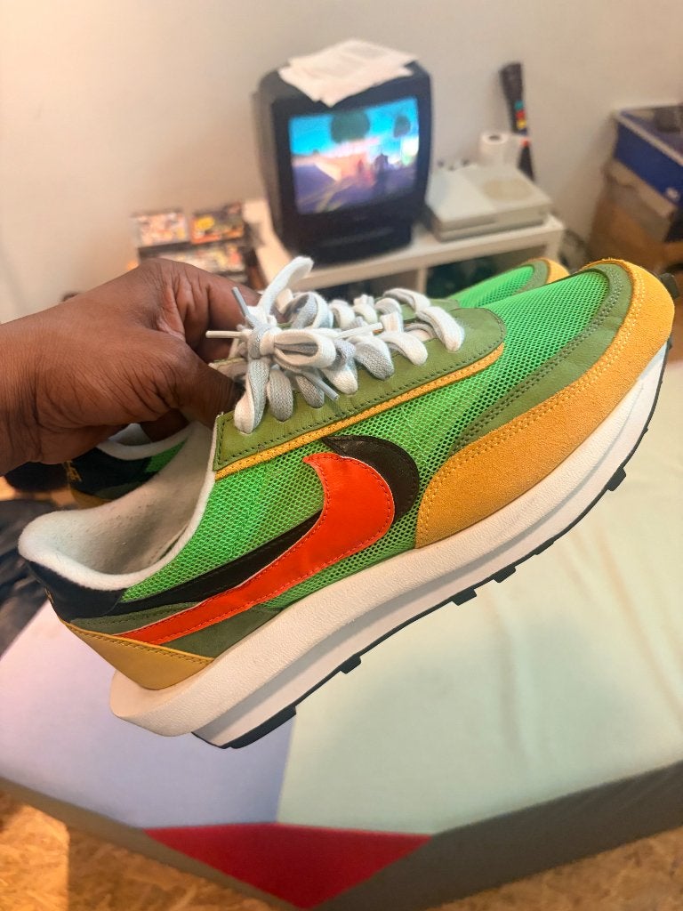 Nike Sacai VaporWaffle - Zo goed als nieuw, Overige kleuren, Nike, Ophalen of Verzenden, Sneakers of Gympen
