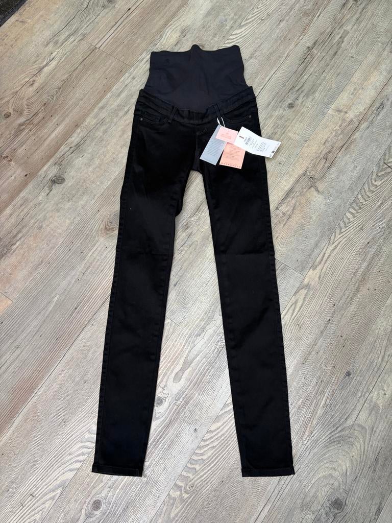 ONLY Maternity zwangerschapsJeans Zwart - Nieuw met kaartjes, Zwart, Nieuw, Ophalen of Verzenden, Maat 34 (XS) of kleiner