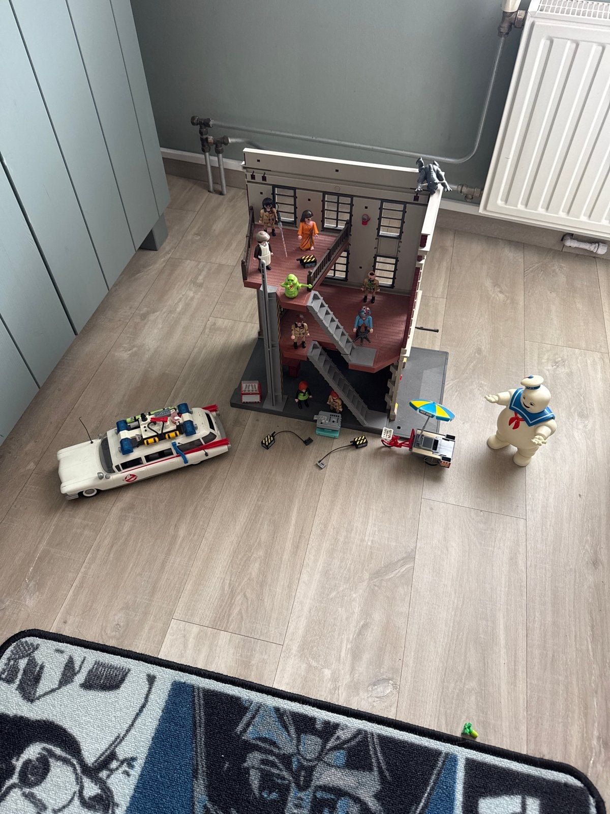 Playmobil Ghostbusters Brandweerkazerne & Ecto-1, Nl, Gebruikt, Jongen of Meisje, Ophalen of Verzenden