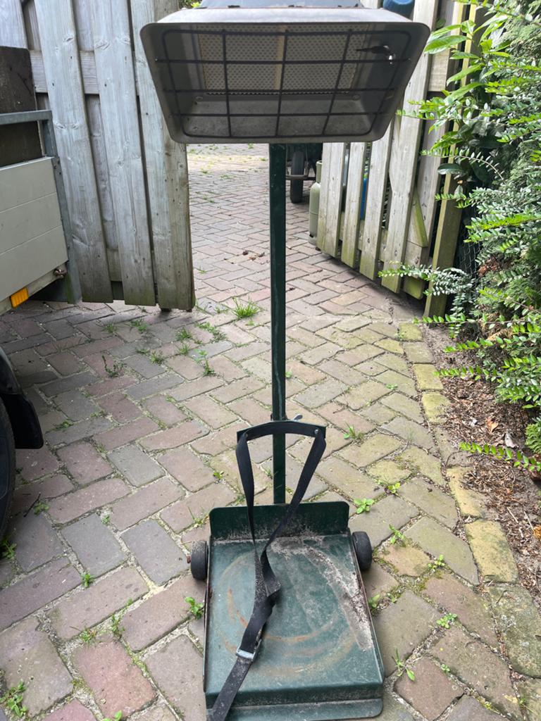 Terrasverwarmer (kapot) op gas, mobiel, Ophalen of Verzenden, Gebruikt