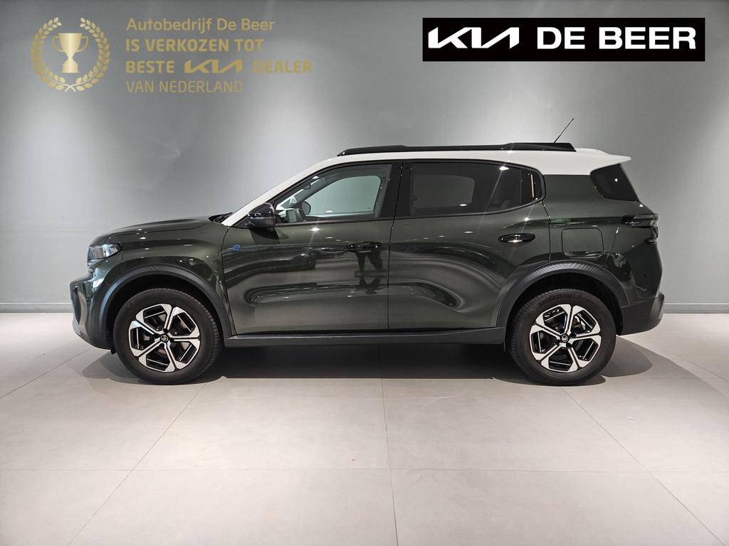 Citroen E-C3 Aircross EV 44kWh 113pk Max Navi/ Clima/ Cruise, 12 maanden, Stof, Gebruikt, Zwart