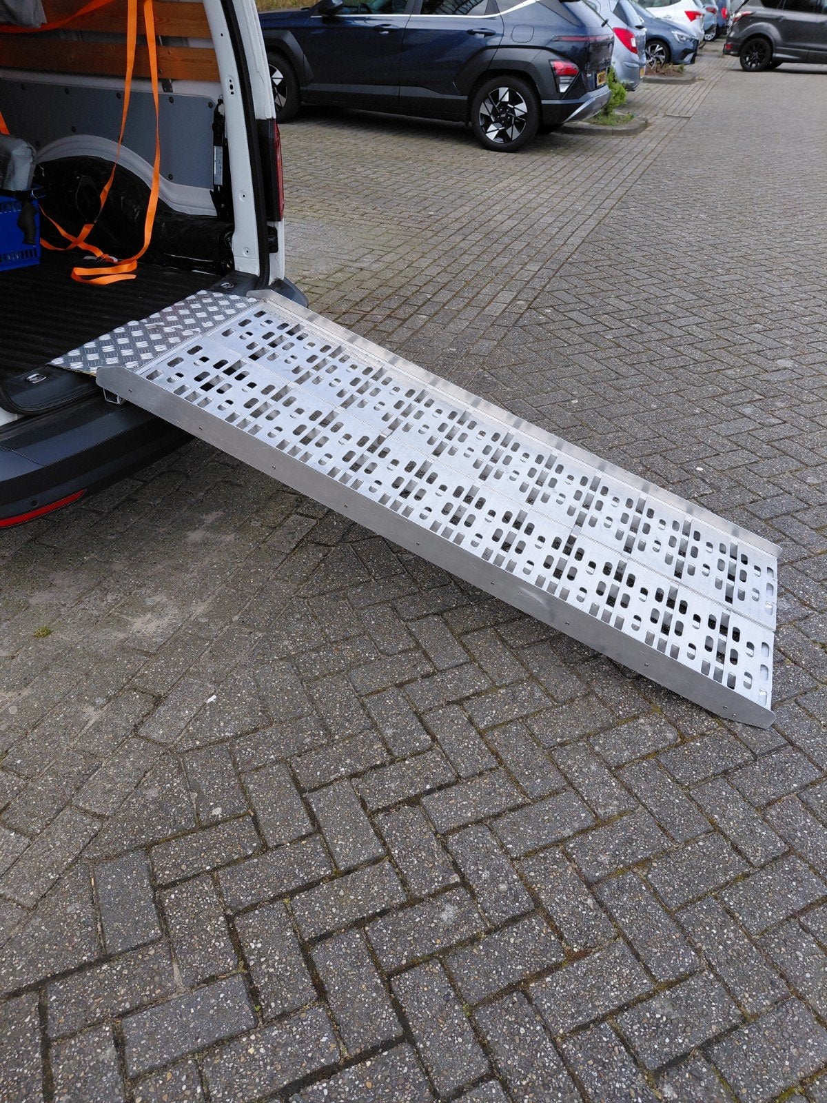 Oprijplaten, Ophalen