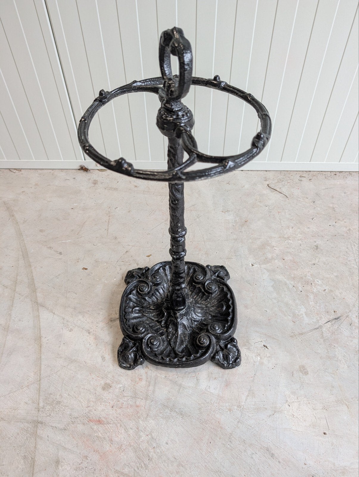Paraplu bak - gietijzer jugendstil, Ophalen of Verzenden, Gebruikt, Overige materialen