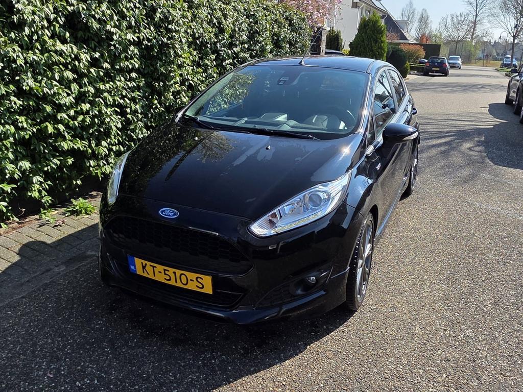 Ford Fiësta 1.0 Ecoboost ST Line 145 pk 5dr dec-2016 Zwart, Voorwielaandrijving, 145 pk, Origineel Nederlands, Handgeschakeld