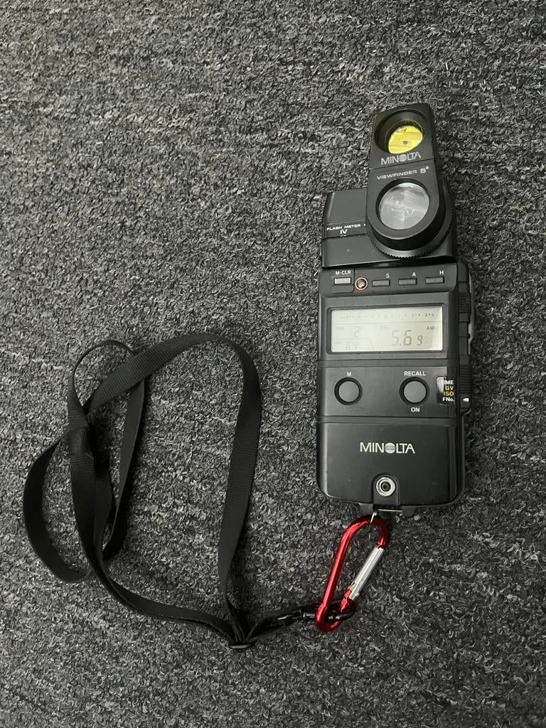 Belichtingsmeter Minolta, Ophalen of Verzenden, Zo goed als nieuw, Spiegelreflex, Overige Merken