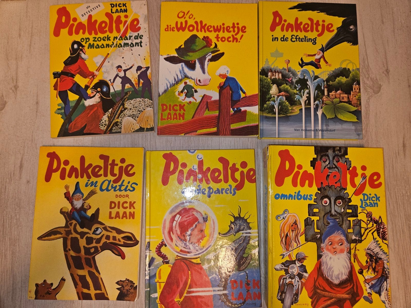 12 boeken van pinkeltje, Boeken, Ophalen of Verzenden, Gelezen, Dick Laan, Sprookjes