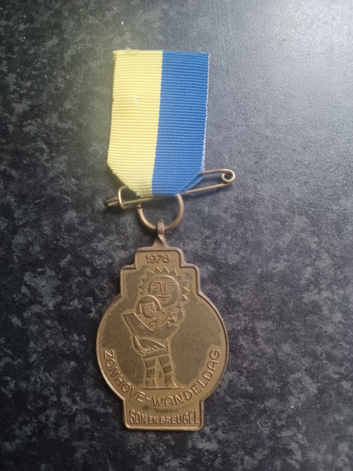 Medaille Son en Breugel Zonhove wandeldag 1978, Ophalen of Verzenden, Overige materialen, Nederland