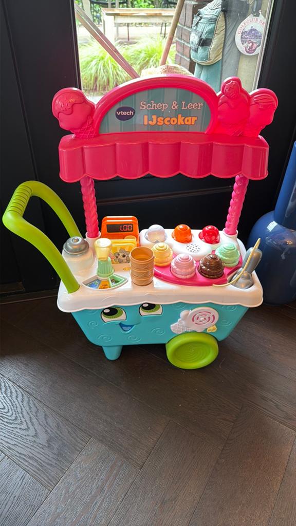 Vtech Schep & Leer IJscokar, Ophalen of Verzenden, Zo goed als nieuw, Jongen of Meisje
