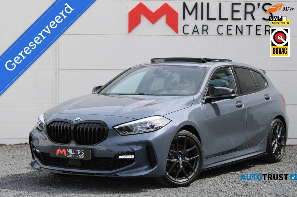 BMW 1-serie 118i M-Sport M-seats Maxton Design NL-Auto BTW, Gebruikt, Met garantie (alle), Bedrijf, Lichtsensor