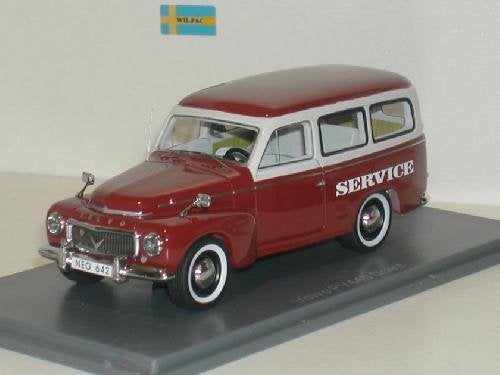 Volvo . P210 . Duett rood / grijs . Service 1:43 obv. Neo., Ophalen of Verzenden, Nieuw, Auto, Overige merken