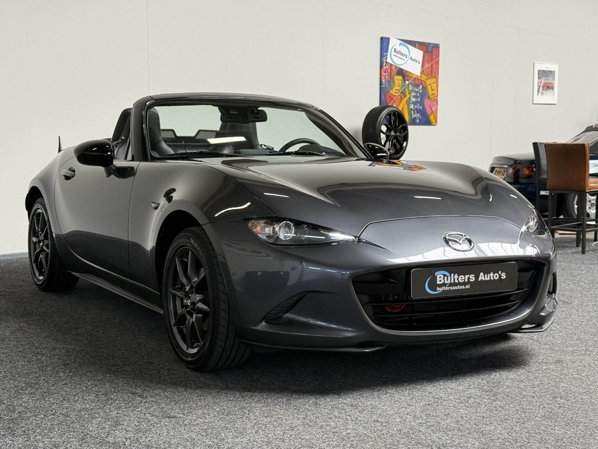 Mazda MX-5 1.5 SkyActiv-G 131 GT-M | LEDER | PDC | BOSE, Achterwielaandrijving, Gebruikt, 4 cilinders, Cabriolet