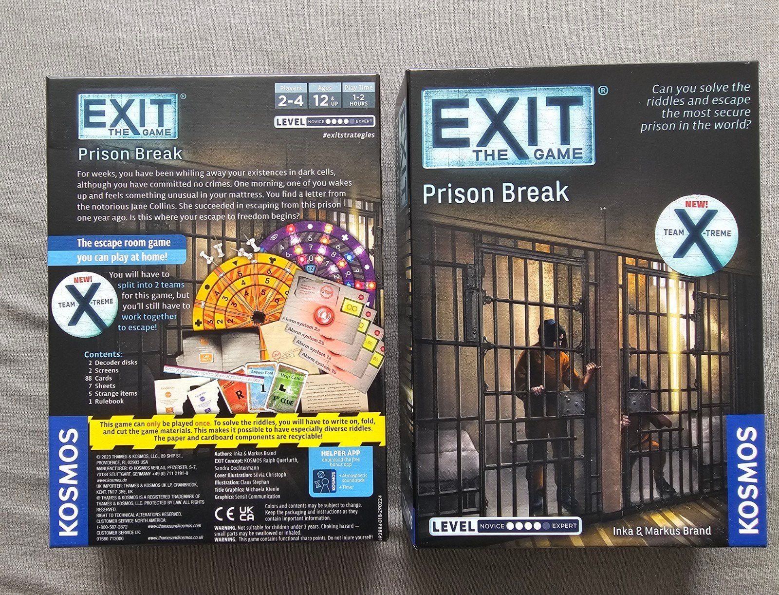 EXIT the game. Prison Break. Escape room 2 teams. Zgan!, Ophalen of Verzenden, Zo goed als nieuw