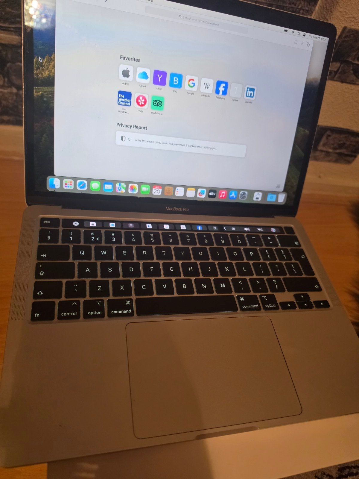macbook pro 2020 13,3 inch 512GB, Computers en Software, Apple Macbooks, MacBook Pro, 2 tot 3 Ghz, Qwerty, 8 GB