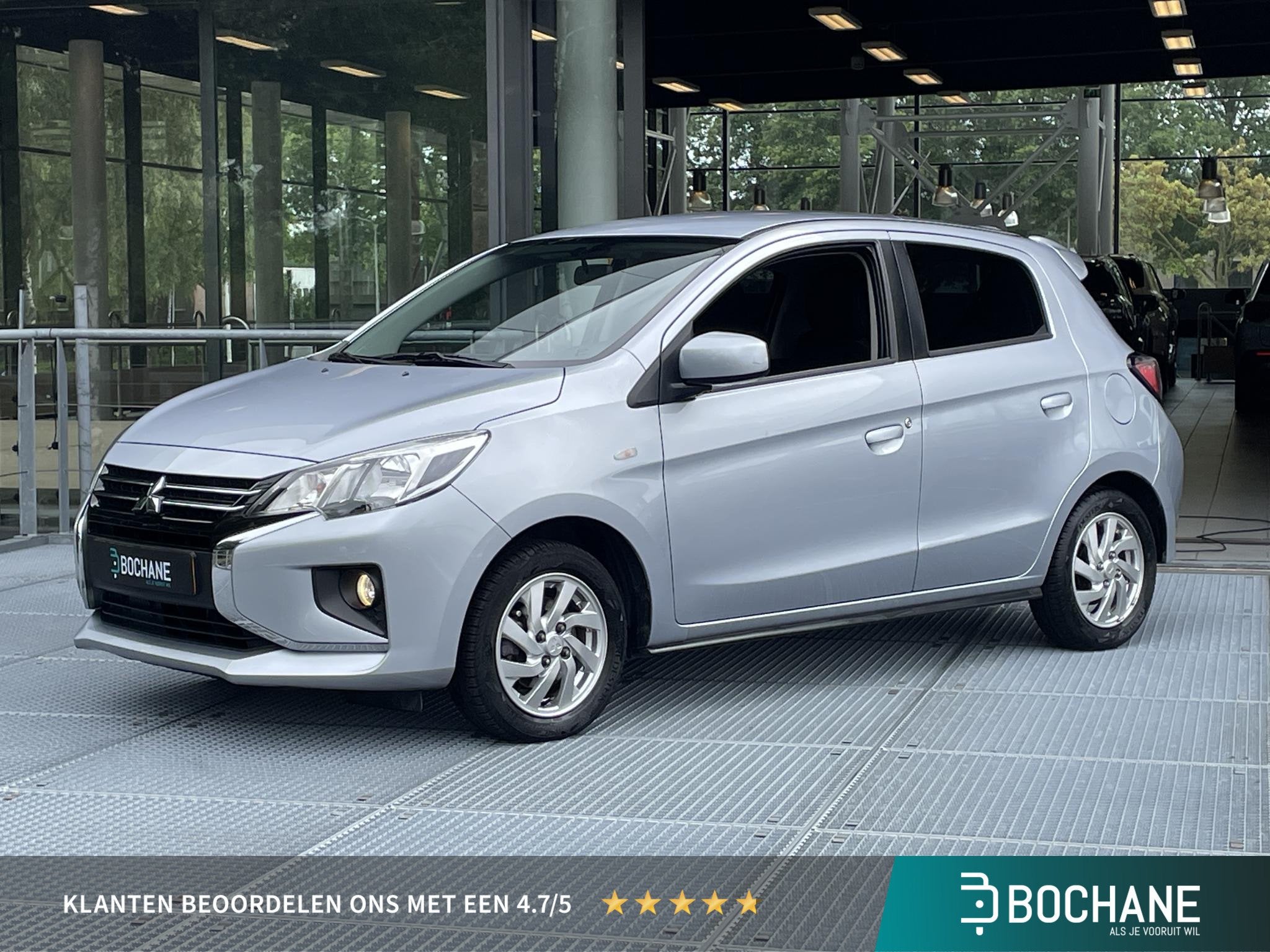 Mitsubishi Space Star 1.2 Dynamic | Navigatie via CarPlay /, Auto's, Voorwielaandrijving, Dealer onderhouden, Stof, Gebruikt