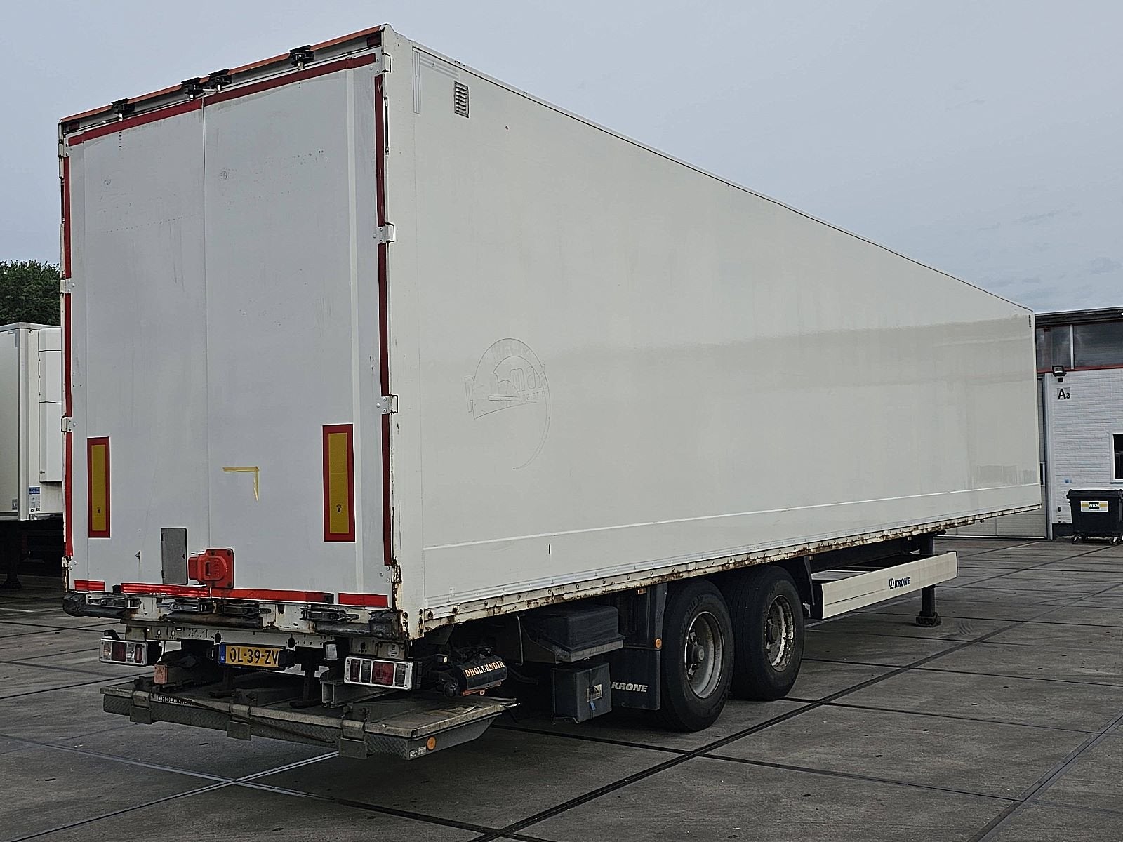 KRONE SD DRYLINER 2 axle taillift, Auto's, Vrachtwagens, Overige kleuren, Origineel Nederlands, Bedrijf, Aanhangers en Opleggers