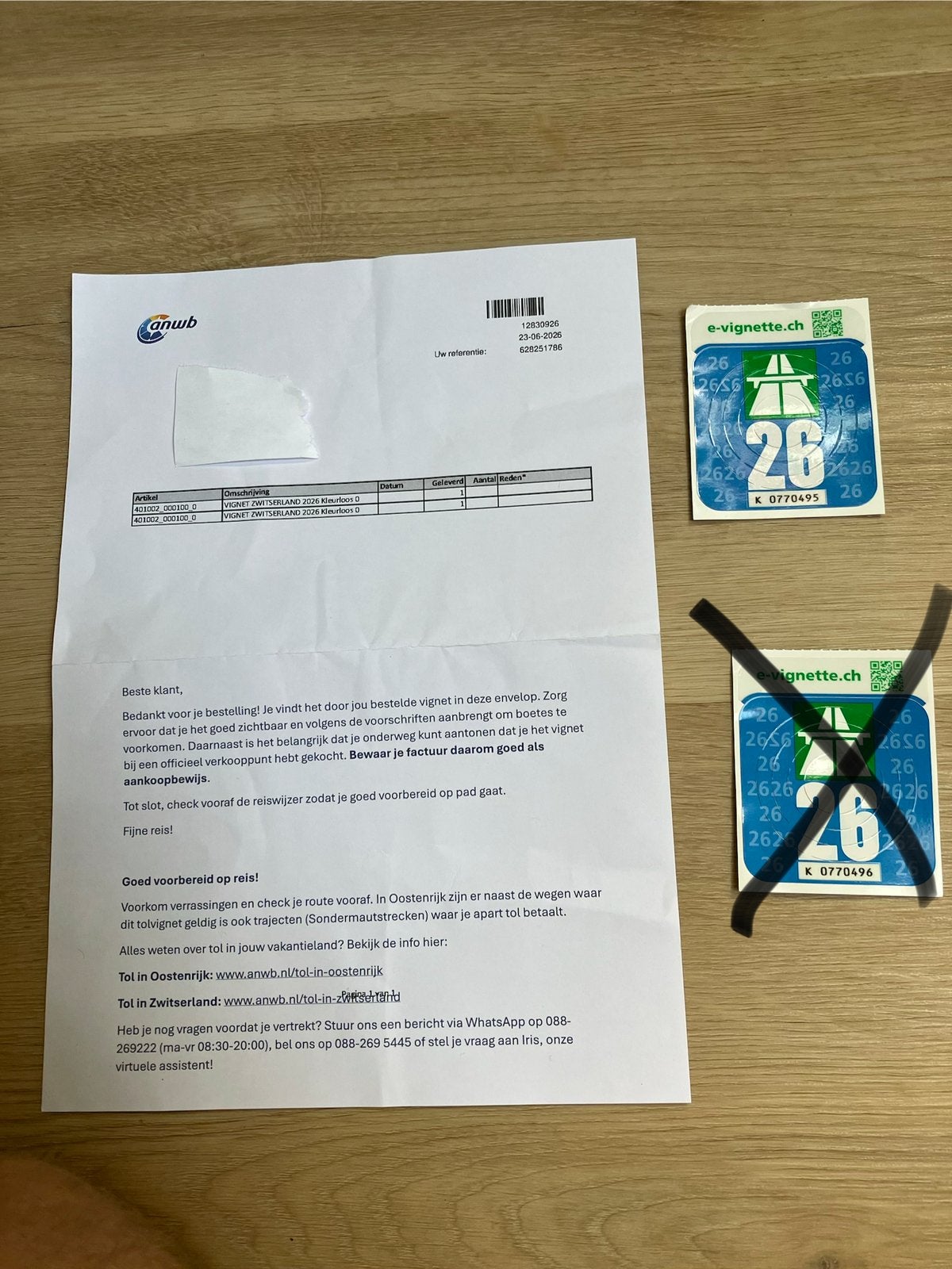 Vignet Zwitserland 1 st - beschikbaar vanaf 5 aug, Drie personen of meer