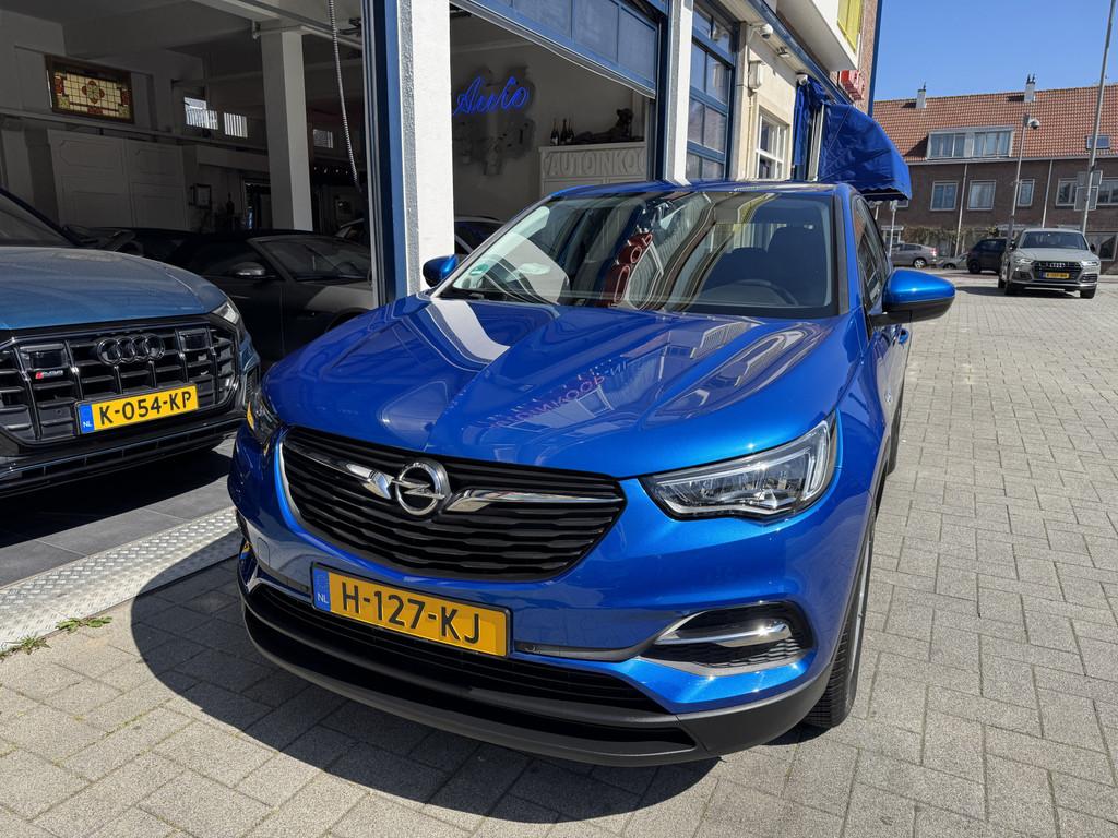 Opel Grandland X 1.2 Turbo Business Edition CARPLAY/NAVI/NL, Gebruikt, 1199 cc, Blauw, Origineel Nederlands