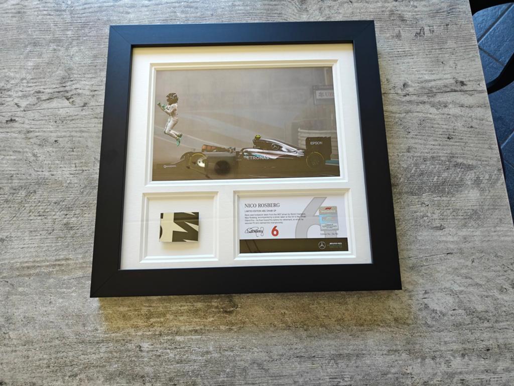 Nico Rosberg bodywork, Ophalen of Verzenden, Hout