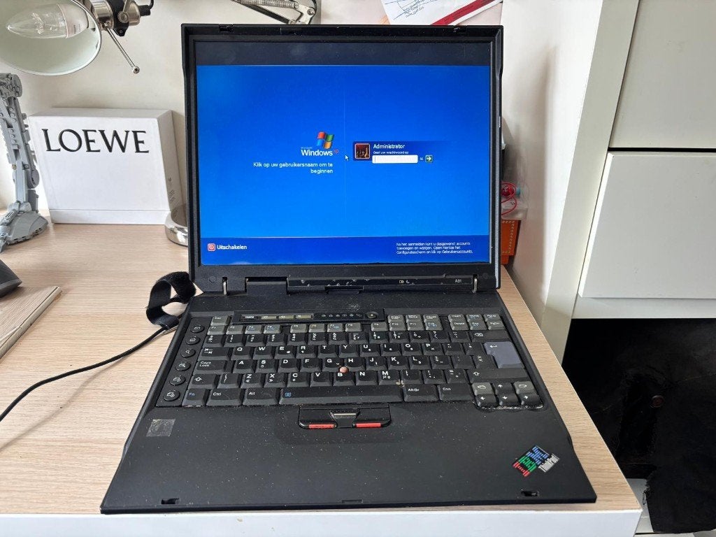 IBM Thinkpad A31 - IBM adapter - CD-RW - Floppy - 20GB, Ophalen of Verzenden, IBM