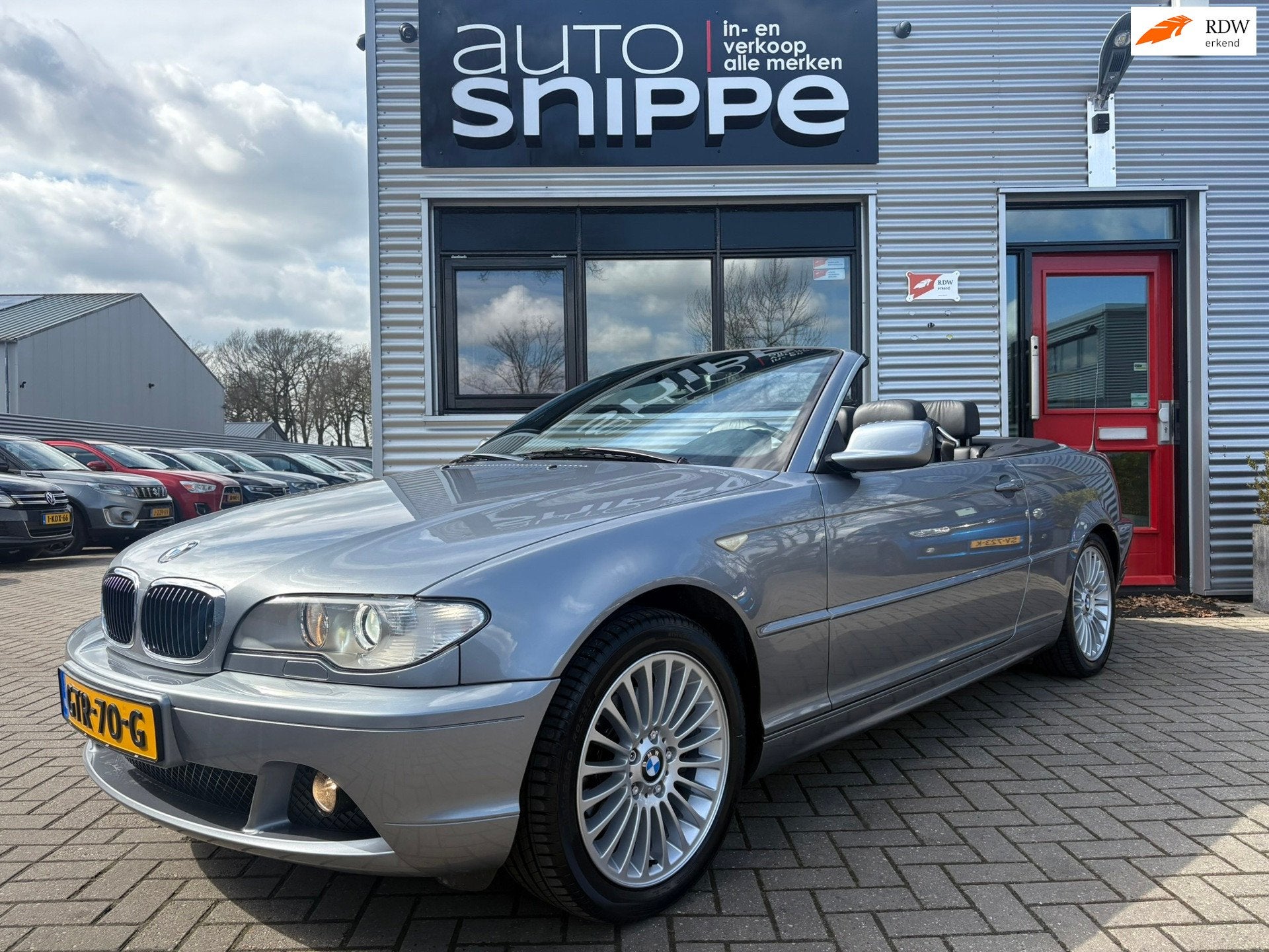 BMW 3-serie Cabrio 320Ci Executive -6 CILINDER-VOLLEDER-STOE, Auto's, 2171 cc, Achterwielaandrijving, Gebruikt, Zwart