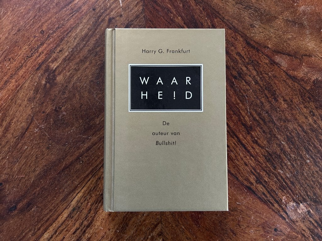 Harry G. Frankfurt - Waarheid, Nieuw, Ophalen of Verzenden, Nederland, Harry G. Frankfurt
