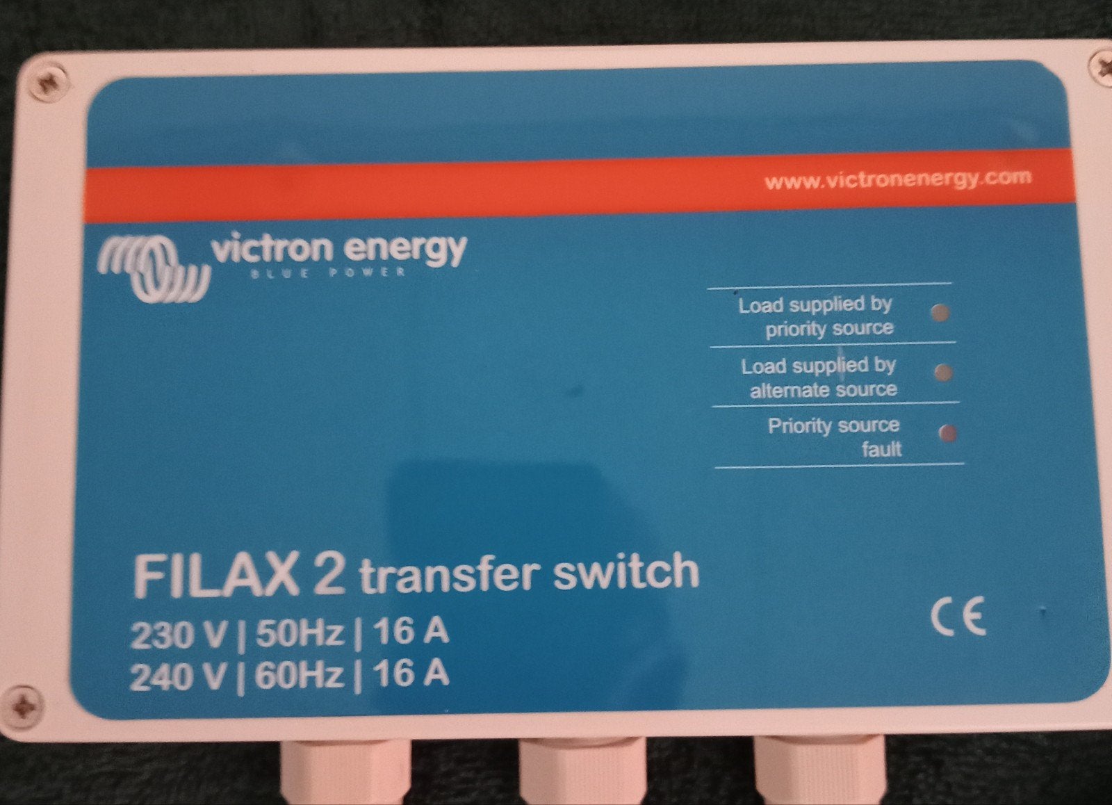 Victron Energy FILAX 2 transfer switch met kabels, Ophalen, Gebruikt, Kabel of Apparatuur