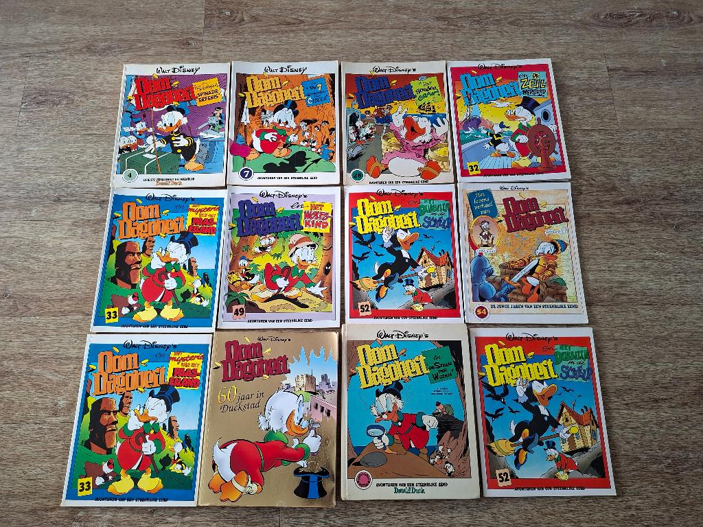 Walt-Disney Oom Dagobert albums stripboeken, Meerdere stripboeken, Ophalen of Verzenden, Gelezen