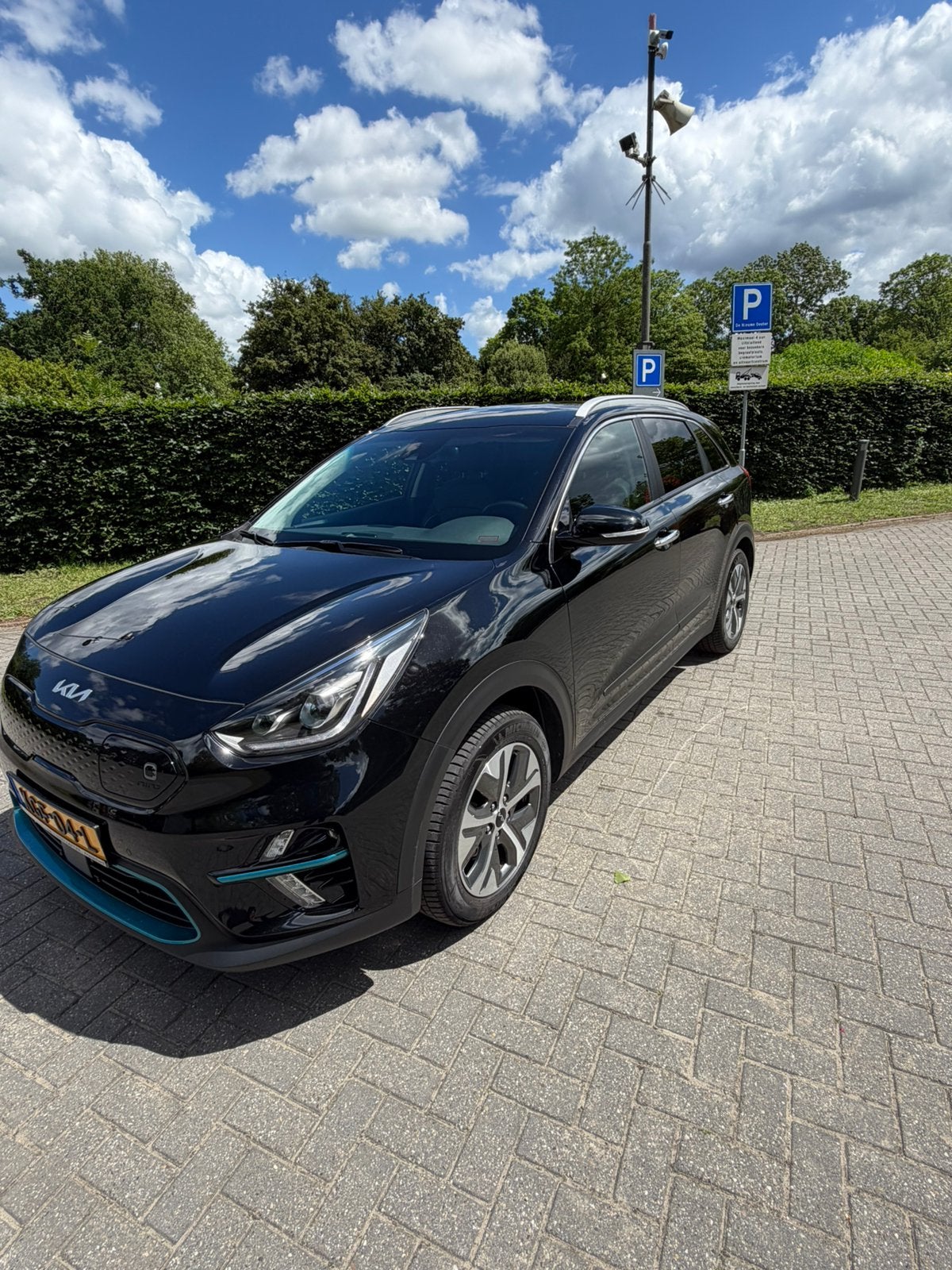 Kia Niro Elektrisch Executive 204pk 12-2022 | Garantie, Auto's, Kia, 1712 kg, Zwart, Elektrisch, 630 min