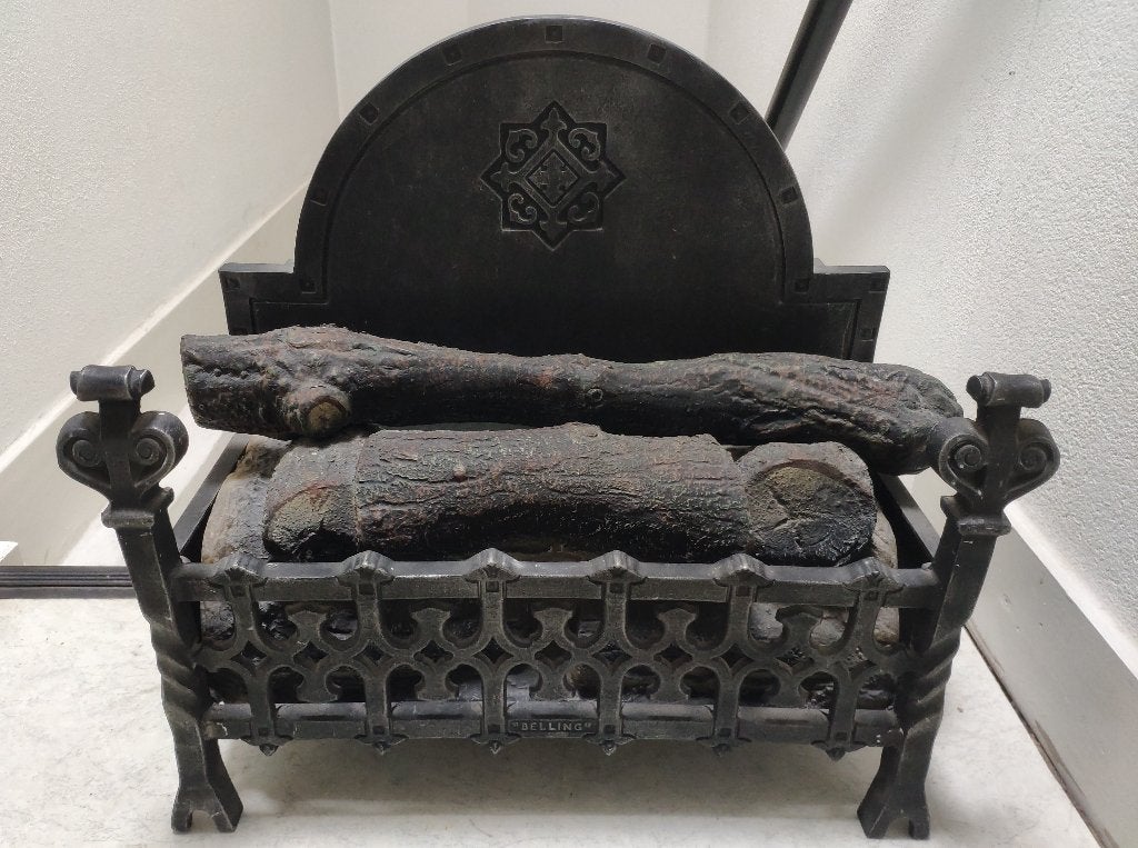 Belling Medieval vintage elektrische sfeerhaard, Ophalen, Gebruikt, Vrijstaande haard, Elektrische haard