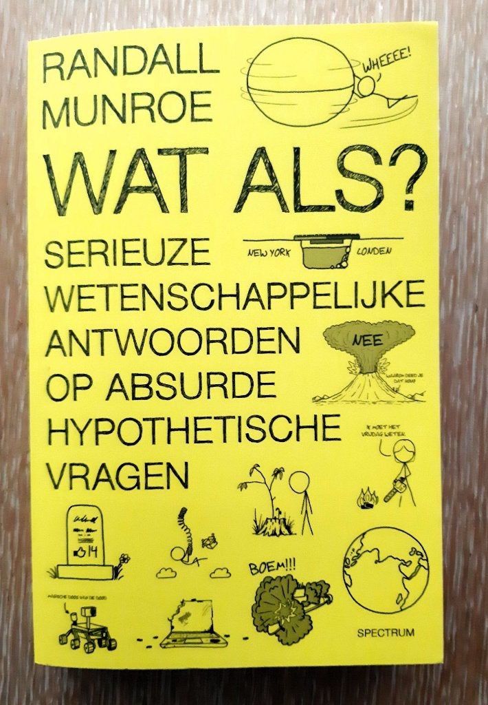 Randal Munroe: 'Wat als?', Ophalen of Verzenden, Zo goed als nieuw, Randal Munroe, Overige wetenschappen