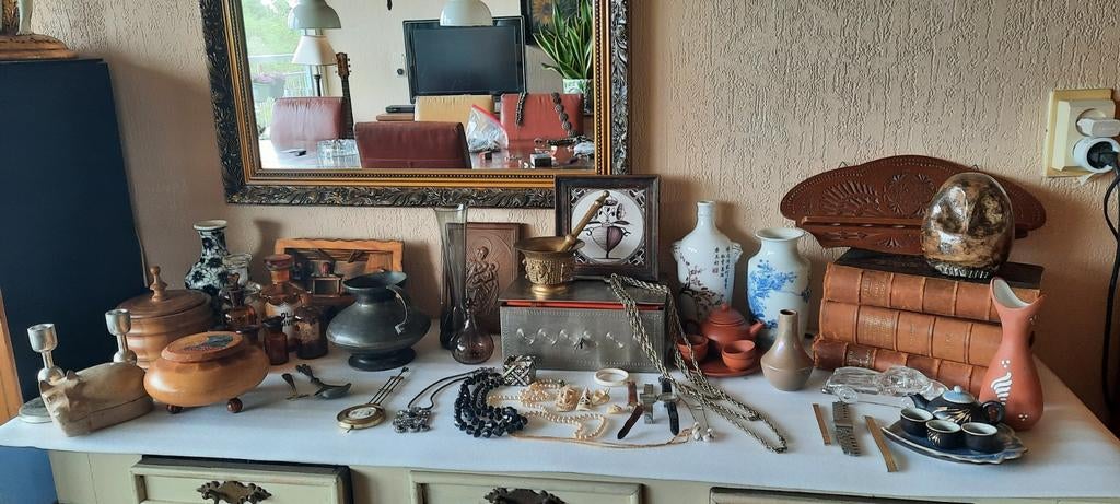 Lotje antieke sieraden ,bestek en antiek uit nalatenschap., Ophalen of Verzenden, Overige materialen, Overige typen