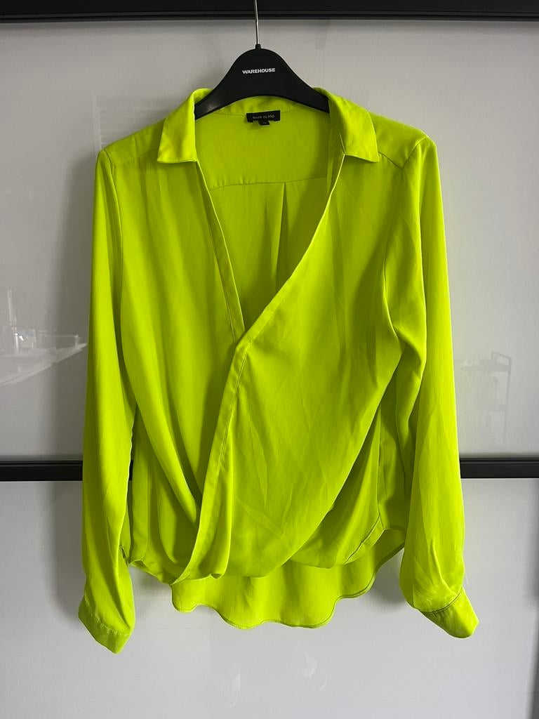 RIVER ISLAND Blouse maat 38, Ophalen of Verzenden, Zo goed als nieuw, Maat 38/40 (M), Geel