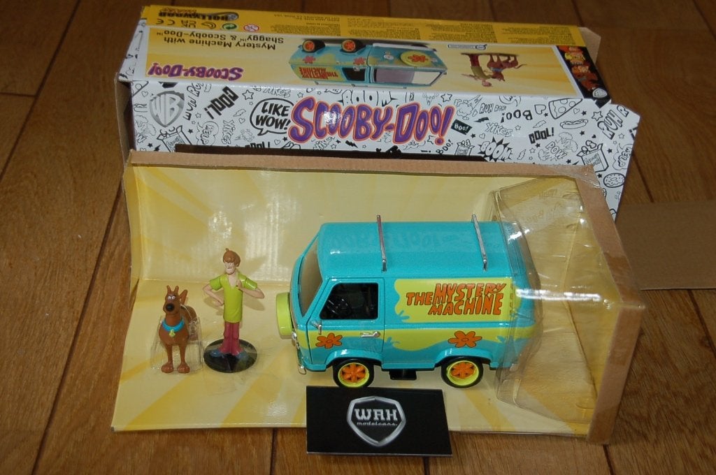 1:24 MYSTERY MACHINE SCOOBY DOO JADA WRH, Verzenden, Zo goed als nieuw, Auto, Jada