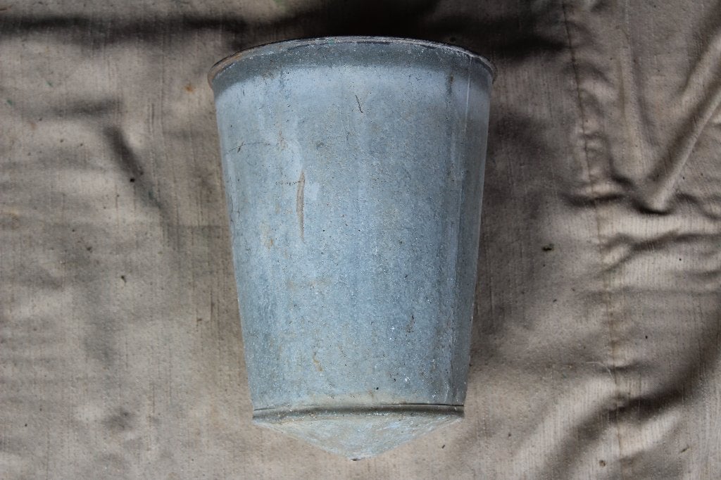 10 zinkbrocante bloemenvazen, Ophalen of Verzenden