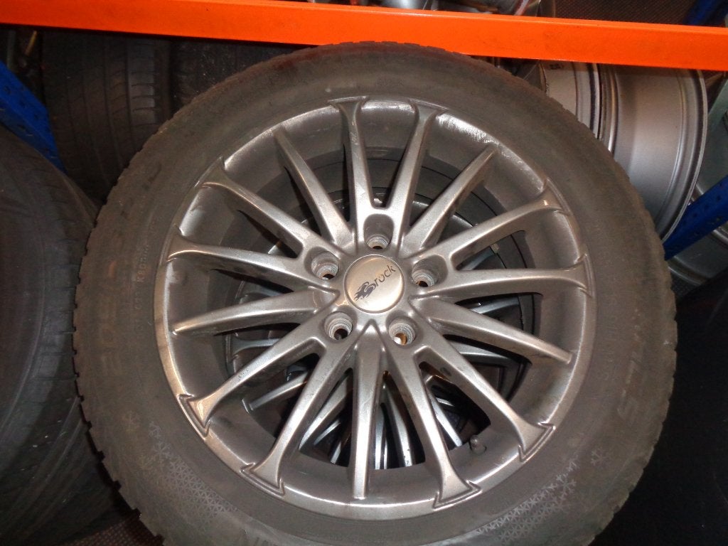 Lichtmetalen velgen met winterbanden Alfa Romeo Giulietta, Auto-onderdelen, Ophalen, Gebruikt, Velg(en), 16 inch