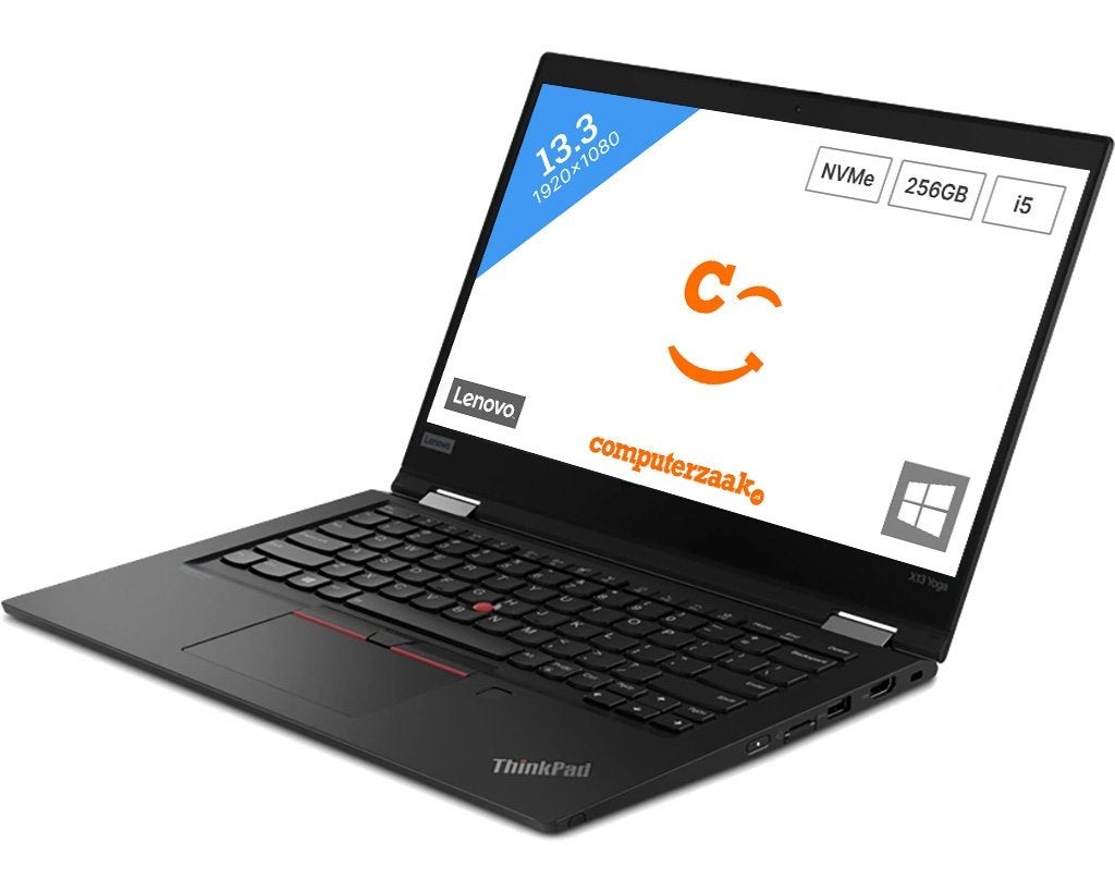 Lenovo ThinkPad x13 Yoga Gen 1/IntelCore i5/8GB/256GB/Win 11, Computers en Software, Windows Laptops, 256 GB, 2 tot 3 Ghz, Qwerty
