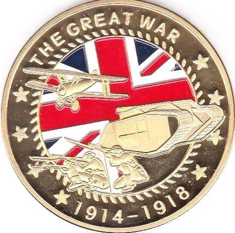 THE GREATWAR 1914 -1918, Postzegels en Munten, Penningen en Medailles, Ophalen of Verzenden, Overige materialen